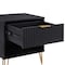 Manhattan Comfort DUMBO 1.0 Nightstand in Black NS001-BK - alternate 10